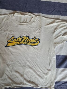 Vintage Late Night With David Letterman Cropped T
